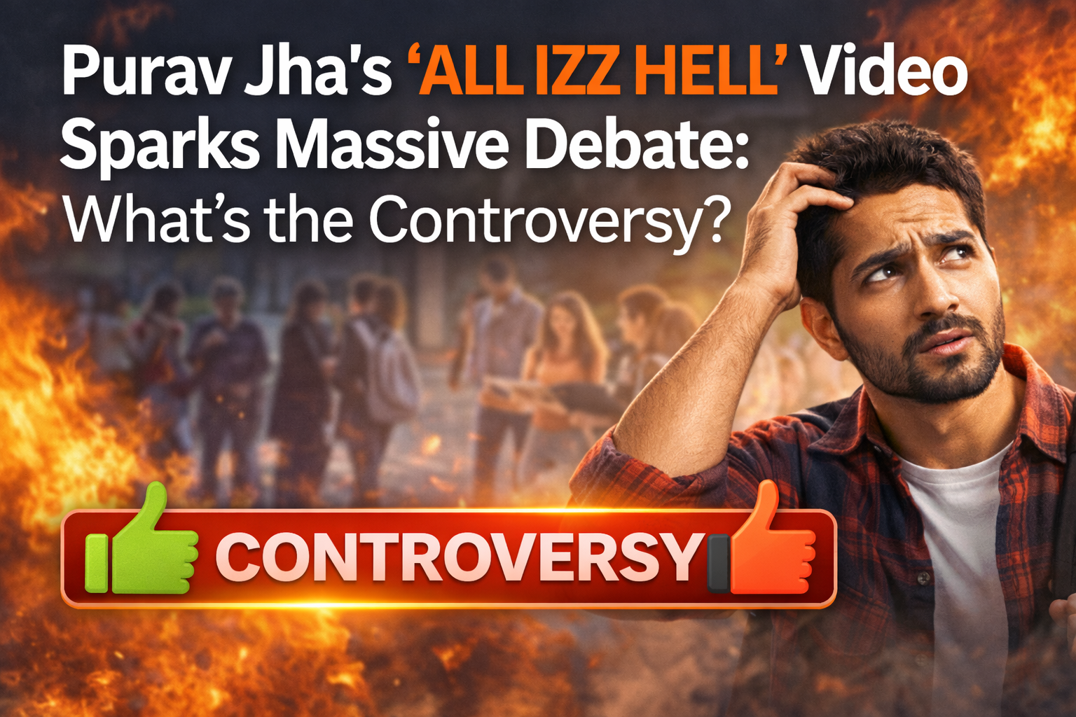 Purav Jha’s “ALL IZZ HELL” Video Sparks Massive Debate: What’s the Controversy?